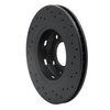 621-27026L Drilled Brake Rotor [Silver], 2000-2004 Volvo, Position: Front Left - image 4