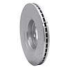 621-27038L Drilled Brake Rotor [Silver], 2003-2009 Volvo, Position: Front Left - image 1