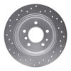 621-31024R Drilled Brake Rotor [Silver], 1989-1995 BMW, Position: Rear Right - image 2