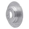 621-31024R Drilled Brake Rotor [Silver], 1989-1995 BMW, Position: Rear Right - image 3