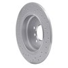 621-31024R Drilled Brake Rotor [Silver], 1989-1995 BMW, Position: Rear Right - image 4
