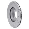 621-31027L Drilled Brake Rotor [Silver], 1991-2006 BMW, Position: Front Left - image 4