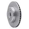 621-31105R Drilled Brake Rotor [Silver], 2011-2016 BMW, Position: Front Right - image 1