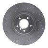 621-31105R Drilled Brake Rotor [Silver], 2011-2016 BMW, Position: Front Right - image 3