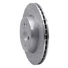 621-31139L Drilled Brake Rotor [Silver], 2004-2010 BMW, Position: Front Left - image 3