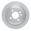 621-32003L Drilled Brake Rotor [Silver], 2007-2015 Mini, Position: Rear Left - image 1