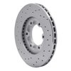 621-37007R Drilled Brake Rotor [Silver], 1986-2006 Multiple Makes/Models, Position: Front Right - image 2