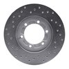 621-37007R Drilled Brake Rotor [Silver], 1986-2006 Multiple Makes/Models, Position: Front Right - image 3