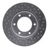 621-37010L Drilled Brake Rotor [Silver], 2001-2004 Multiple Makes/Models, Position: Front Left - image 3