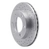 621-37010R Drilled Brake Rotor [Silver], 2001-2004 Multiple Makes/Models, Position: Front Right - image 3