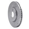 621-39013L Drilled Brake Rotor [Silver], 2003-2009 Mopar, Position: Front Left - image 3