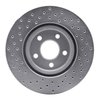 621-39013R Drilled Brake Rotor [Silver], 2003-2009 Mopar, Position: Front Right - image 4