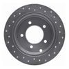 621-39022L Drilled Brake Rotor [Silver], 2007-2017 Multiple Makes/Models, Position: Rear Left - image 4