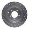 621-39024L Drilled Brake Rotor [Silver], 2007-2017 Multiple Makes/Models, Position: Rear Left - image 2