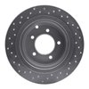 621-39024R Drilled Brake Rotor [Silver], 2007-2017 Multiple Makes/Models, Position: Rear Right - image 2