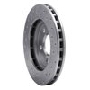 621-40004L Drilled Brake Rotor [Silver], 1985-1989 Mopar, Position: Front Left - image 3