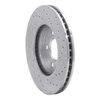 621-40020L Drilled Brake Rotor [Silver], 2000-2005 Mopar, Position: Front Left - image 2