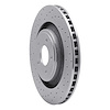 621-40025L Drilled Brake Rotor [Silver], 2008-2014 Mopar, Position: Front Left - image 1