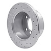 621-40038L Drilled Brake Rotor [Silver], 2002-2018 Multiple Makes/Models, Position: Rear Left, Rr Left - image 1