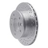 621-40041L Drilled Brake Rotor [Silver], 2002-2006 Multiple Makes/Models, Position: Fr Left, Front Left - image 2