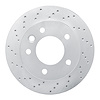 621-40042L Drilled Brake Rotor [Silver], 2002-2006 Multiple Makes/Models, Position: Fr Left, Front Left - image 1