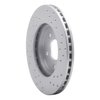 621-40060L Drilled Brake Rotor [Silver], 1986-1990 Mopar, Position: Front Left - image 4