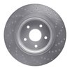 621-40104L Drilled Brake Rotor [Silver], 2004-2006 Mopar, Position: Front Left - image 4