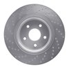 621-40104R Drilled Brake Rotor [Silver], 2004-2006 Mopar, Position: Front Right - image 3