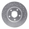 621-40107L Drilled Brake Rotor [Silver], 2008-2016 Multiple Makes/Models, Position: Front Left - image 2