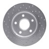 621-40107R Drilled Brake Rotor [Silver], 2008-2016 Multiple Makes/Models, Position: Front Right - image 2