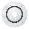 621-42002L Drilled Brake Rotor [Silver], 2006-2010 Mopar, Position: Front Left - image 1