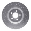 621-42021R Drilled Brake Rotor [Silver], 2011-2012 Mopar, Position: Front Right - image 4