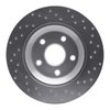 621-42033L Drilled Brake Rotor [Silver], 2012-2018 Mopar, Position: Front Left - image 2