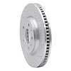 621-46013R Drilled Brake Rotor [Silver], 2003-2008 GM, Position: Front Right - image 1