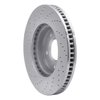 621-46013R Drilled Brake Rotor [Silver], 2003-2008 GM, Position: Front Right - image 3
