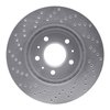 621-46013R Drilled Brake Rotor [Silver], 2003-2008 GM, Position: Front Right - image 4