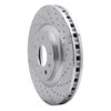 621-46017L Drilled Brake Rotor [Silver], 2004-2008 GM, Position: Front Left - image 4