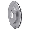 621-46020L Drilled Brake Rotor [Silver], 2005-2011 GM, Position: Rear Left - image 1