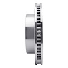621-46023L Drilled Brake Rotor [Silver], 2006-2011 GM, Position: Front Left - image 1