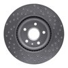 621-46027L Drilled Brake Rotor [Silver], 2008-2017 GM, Position: Front Left - image 3