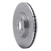 621-46027L Drilled Brake Rotor [Silver], 2008-2017 GM, Position: Front Left - image 4