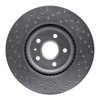 621-46027R Drilled Brake Rotor [Silver], 2008-2017 GM, Position: Front Right - image 4