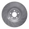 621-46029L Drilled Brake Rotor [Silver], 2009-2015 GM, Position: Front Left - image 2