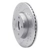621-46033L Drilled Brake Rotor [Silver], Fits Select GM, Position: Front Left - image 3