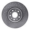 621-46038L Drilled Brake Rotor [Silver], 2014-2020 GM, Position: Front Left - image 1