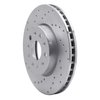 621-46038L Drilled Brake Rotor [Silver], 2014-2020 GM, Position: Front Left - image 2