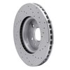 621-46038L Drilled Brake Rotor [Silver], 2014-2020 GM, Position: Front Left - image 4