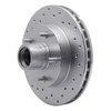 621-47013L Drilled Brake Rotor [Silver], 1979-1981 GM, Position: Front Left - image 3