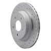 621-47021L Drilled Brake Rotor [Silver], 1988-1994 GM, Position: Front Left - image 4