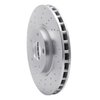 621-47050L Drilled Brake Rotor [Silver], 2014-2019 GM, Position: Front Left - image 2